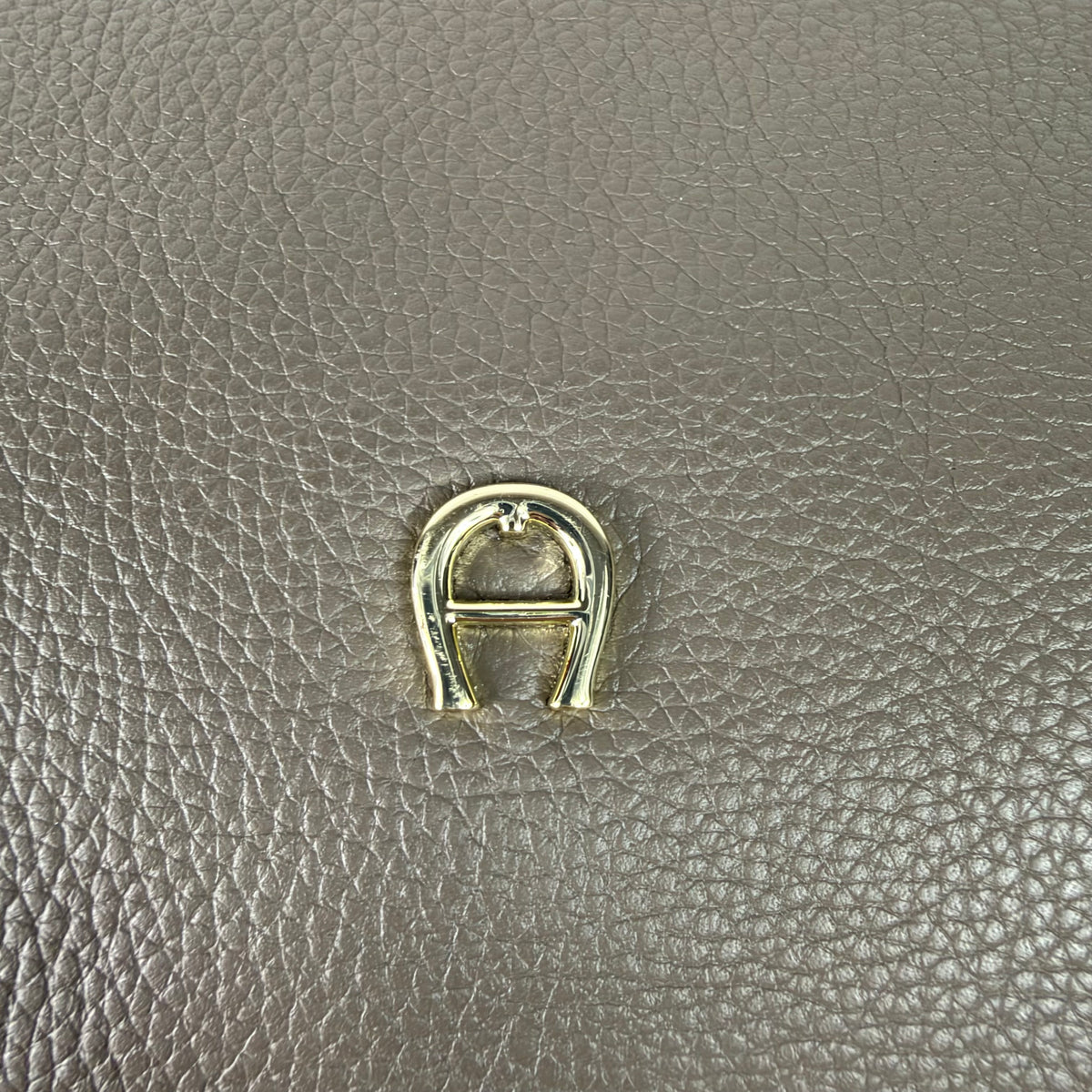 Aigner Shopper Handtasche – Leder Taupe