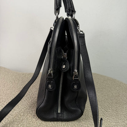 Aigner Handtasche – Schwarzes Leder