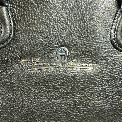 Aigner Handtasche – Schwarzes Leder