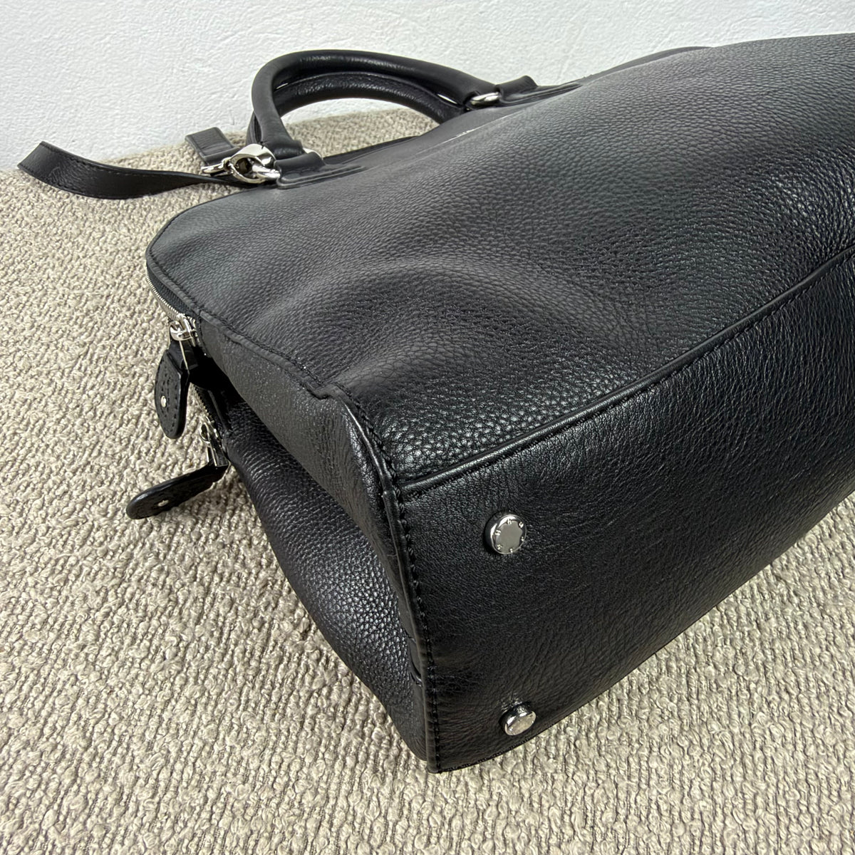 Aigner Handtasche – Schwarzes Leder