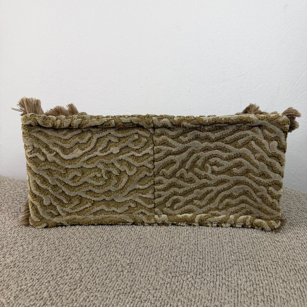 Sorena Greece Handtasche – Beige/Gold mit Strukturmuster