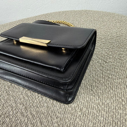 Michael Kors Schultertasche – Schwarz mit goldfarbenen Details