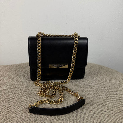 Michael Kors Schultertasche – Schwarz mit goldfarbenen Details