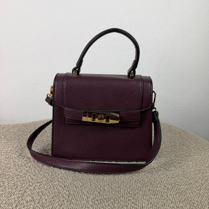 L.CREDI Konstanze Handtasche – Weinrot
