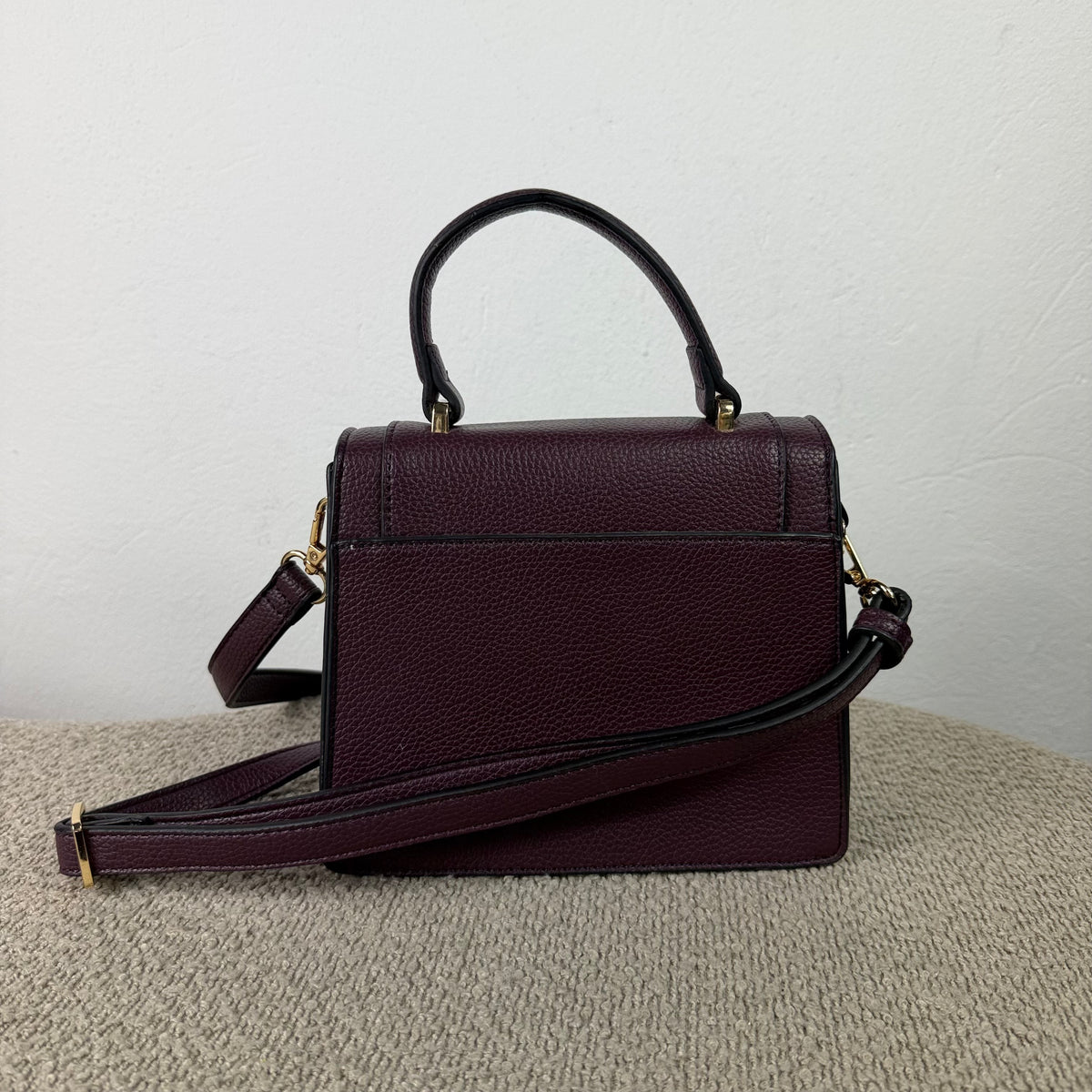 L.CREDI Konstanze Handtasche – Weinrot