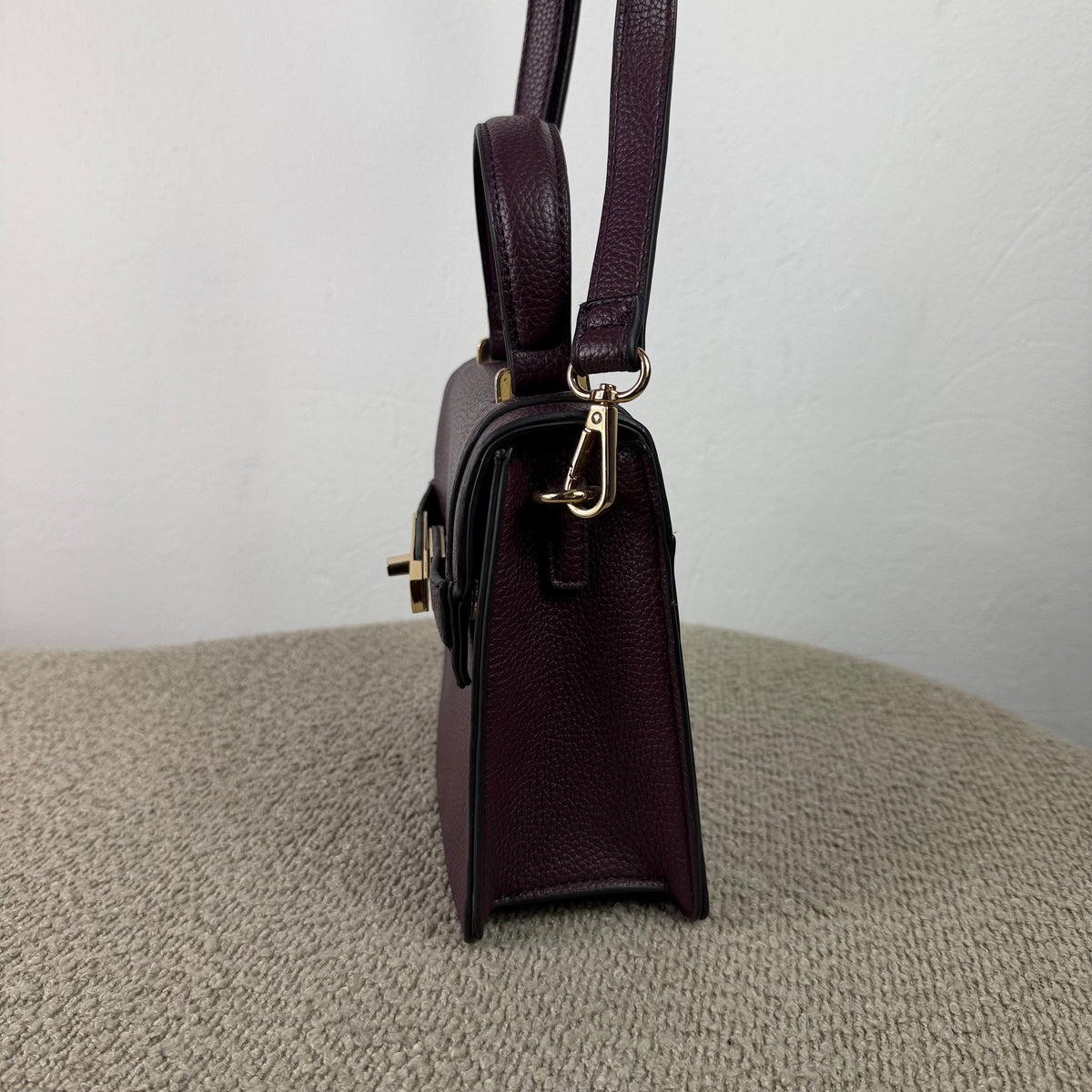 L.CREDI Konstanze Handtasche – Weinrot