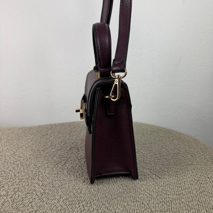 L.CREDI Konstanze Handtasche – Weinrot