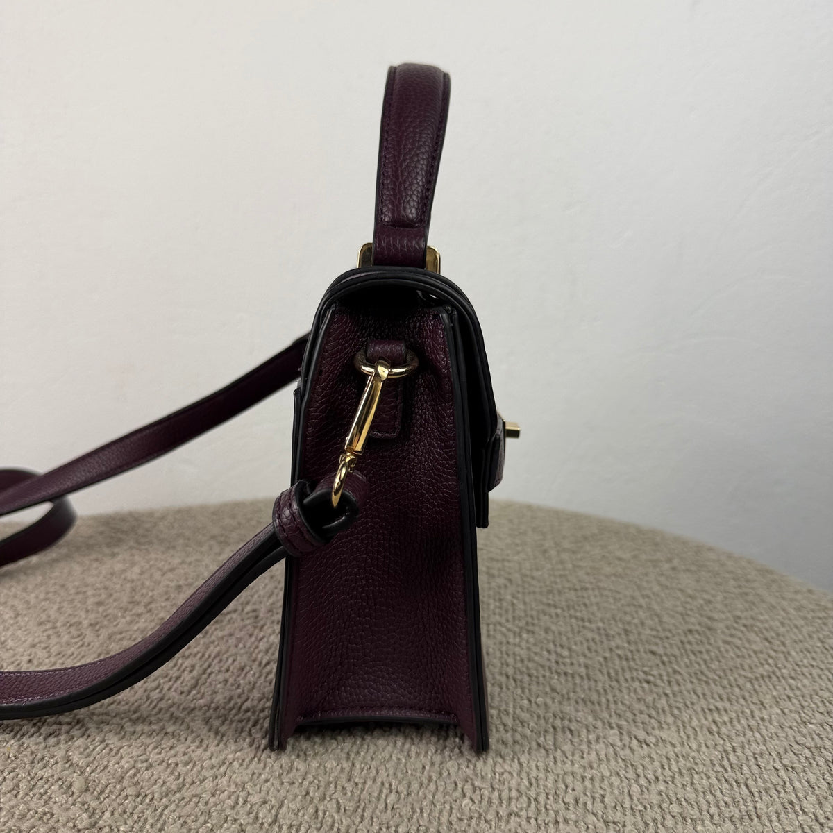 L.CREDI Konstanze Handtasche – Weinrot