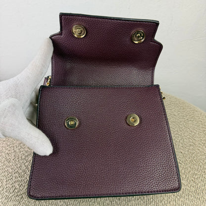 L.CREDI Konstanze Handtasche – Weinrot
