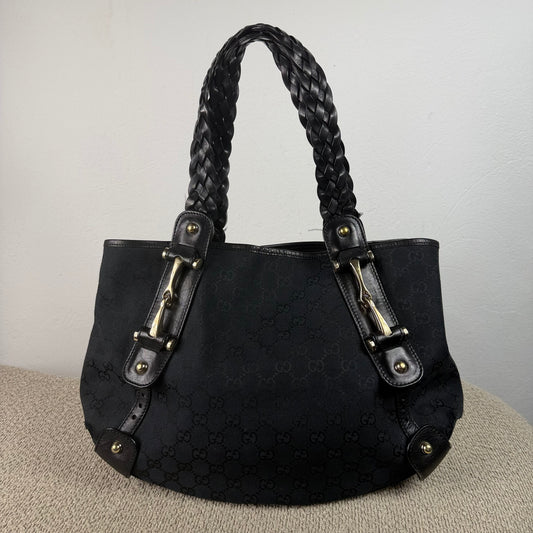 Gucci Pelham Monogram Hobo Bag – Schwarz