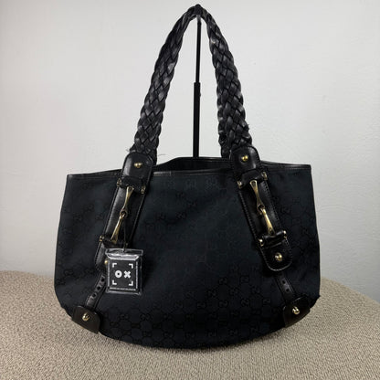 Gucci Pelham Monogram Hobo Bag – Schwarz