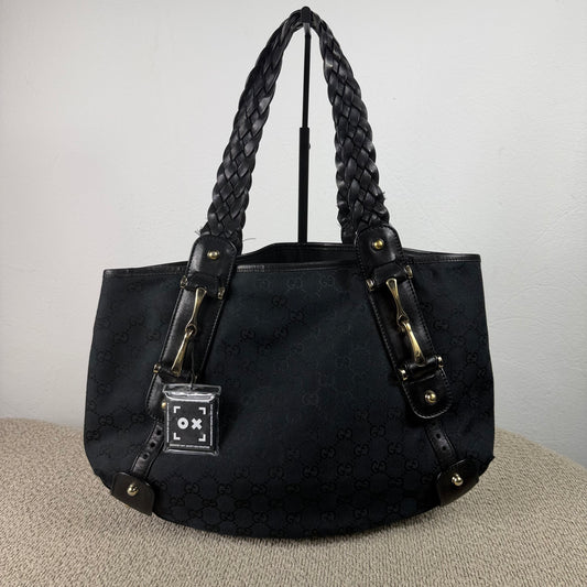 Gucci Pelham Monogram Hobo Bag – Schwarz