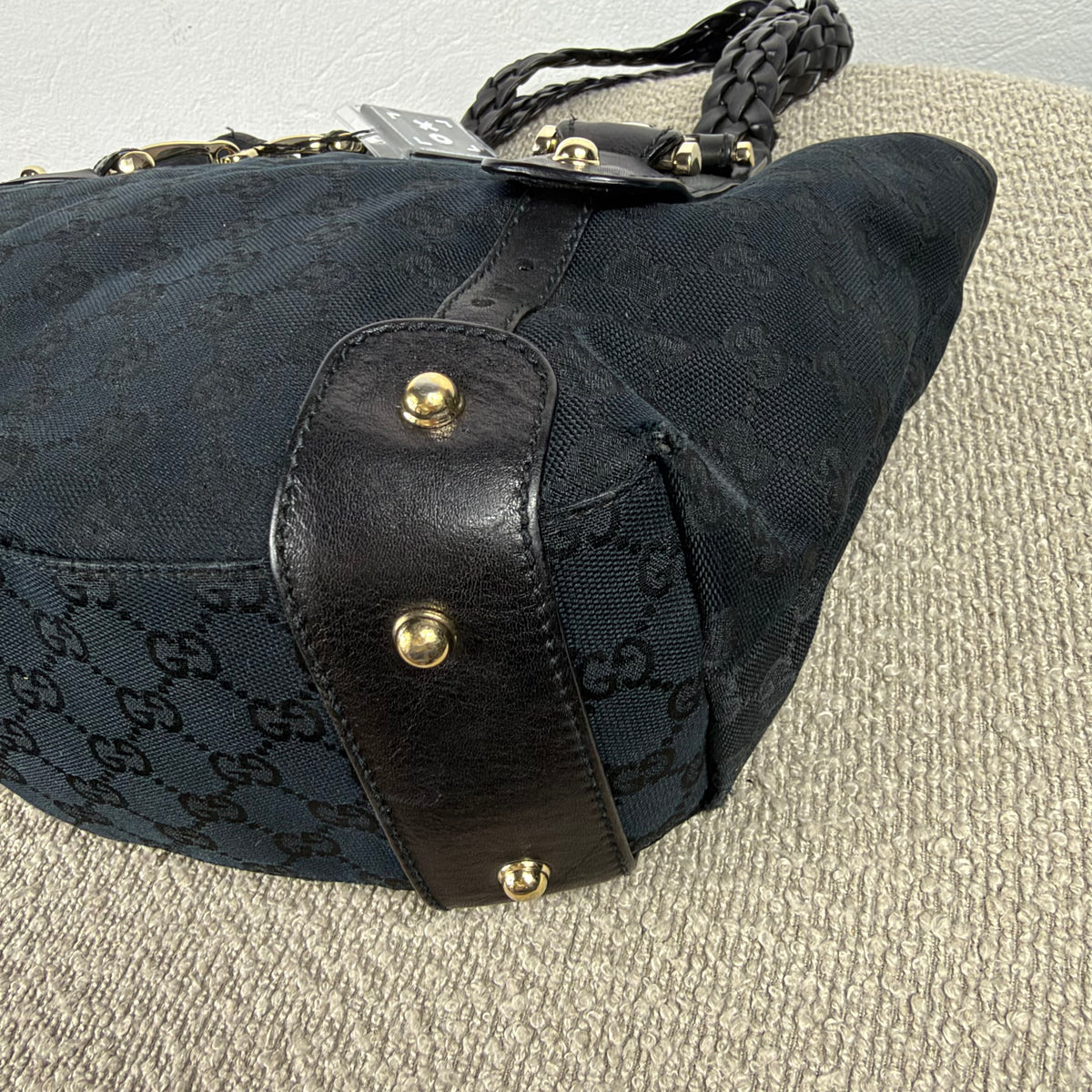 Gucci Pelham Monogram Hobo Bag – Schwarz
