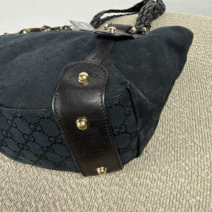 Gucci Pelham Monogram Hobo Bag – Schwarz
