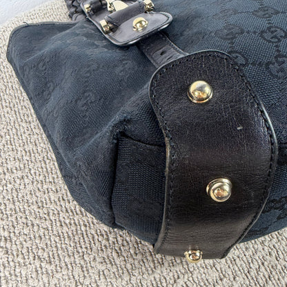 Gucci Pelham Monogram Hobo Bag – Schwarz