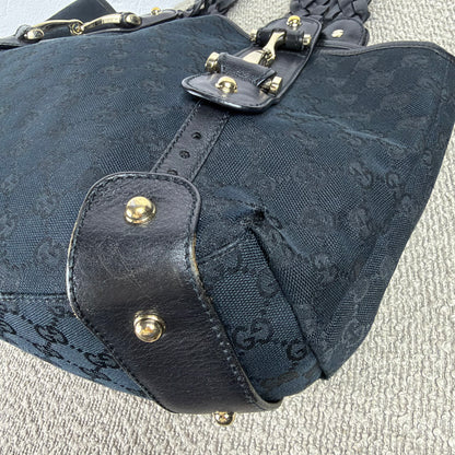 Gucci Pelham Monogram Hobo Bag – Schwarz