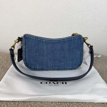 Coach Swing Zip Bag – Denim Blau