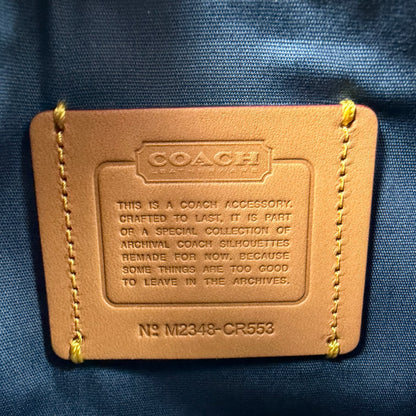 Coach Swing Zip Bag – Denim Blau