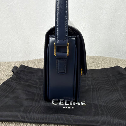 Celine Teen Triomphe – Glattleder Navy Blue