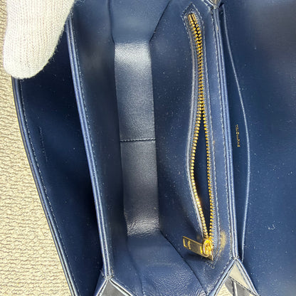 Celine Teen Triomphe – Glattleder Navy Blue