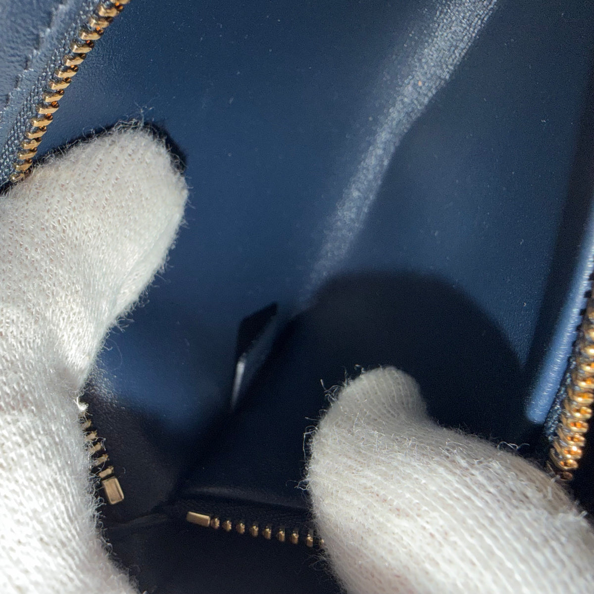 Celine Teen Triomphe – Glattleder Navy Blue