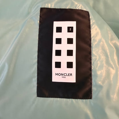 Moncler x Awake NY Daunenweste Türkis – Größe 4 (XL)