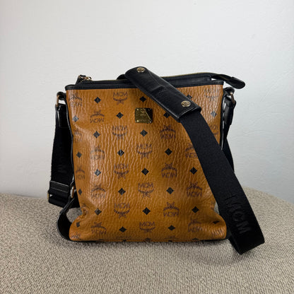 MCM Vintage Crossbody Tasche – Visetos Cognac