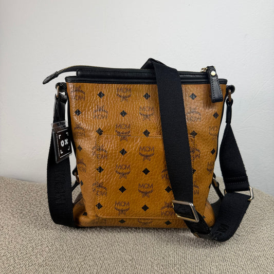 MCM Vintage Crossbody Tasche – Visetos Cognac