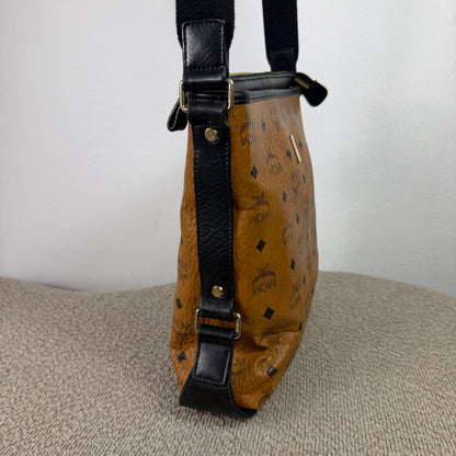 MCM Vintage Crossbody Tasche – Visetos Cognac