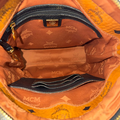MCM Vintage Crossbody Tasche – Visetos Cognac