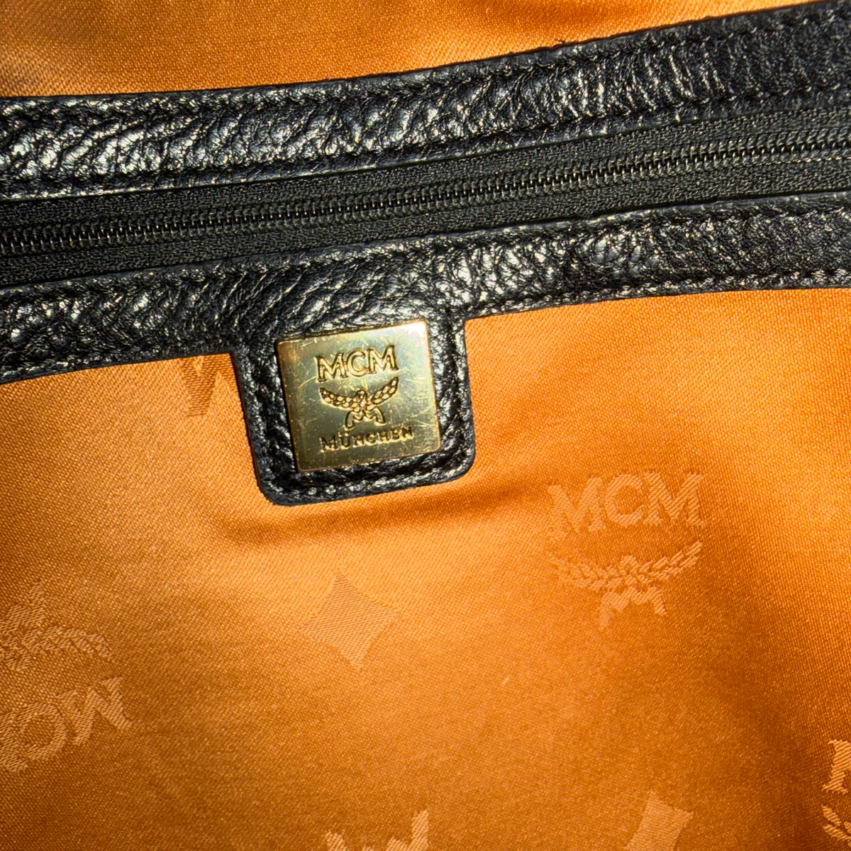 MCM Vintage Crossbody Tasche – Visetos Cognac