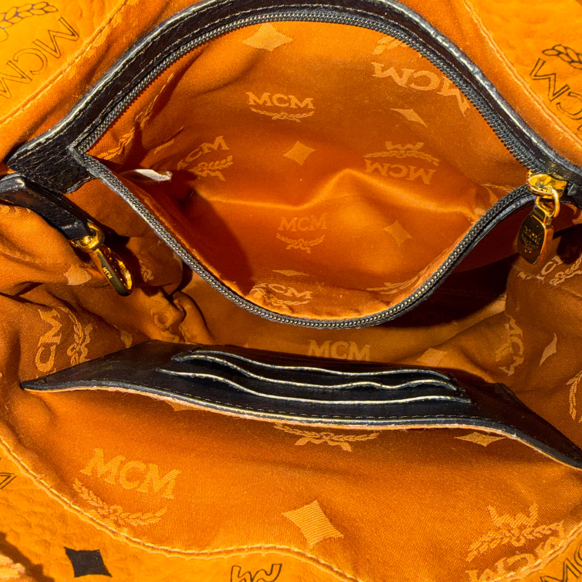 MCM Vintage Crossbody Tasche – Visetos Cognac