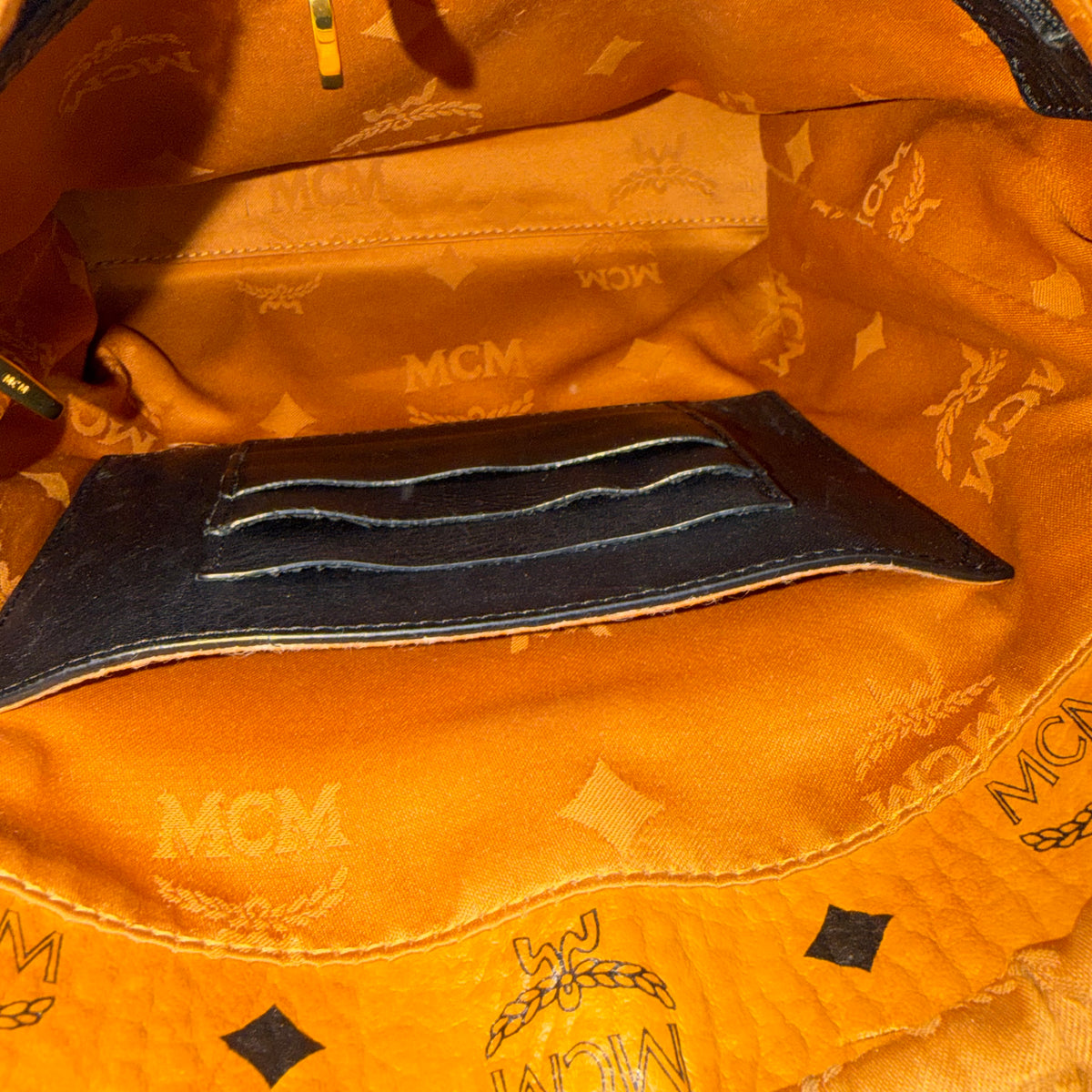 MCM Vintage Crossbody Tasche – Visetos Cognac