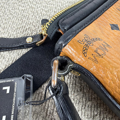 MCM Vintage Crossbody Tasche – Visetos Cognac