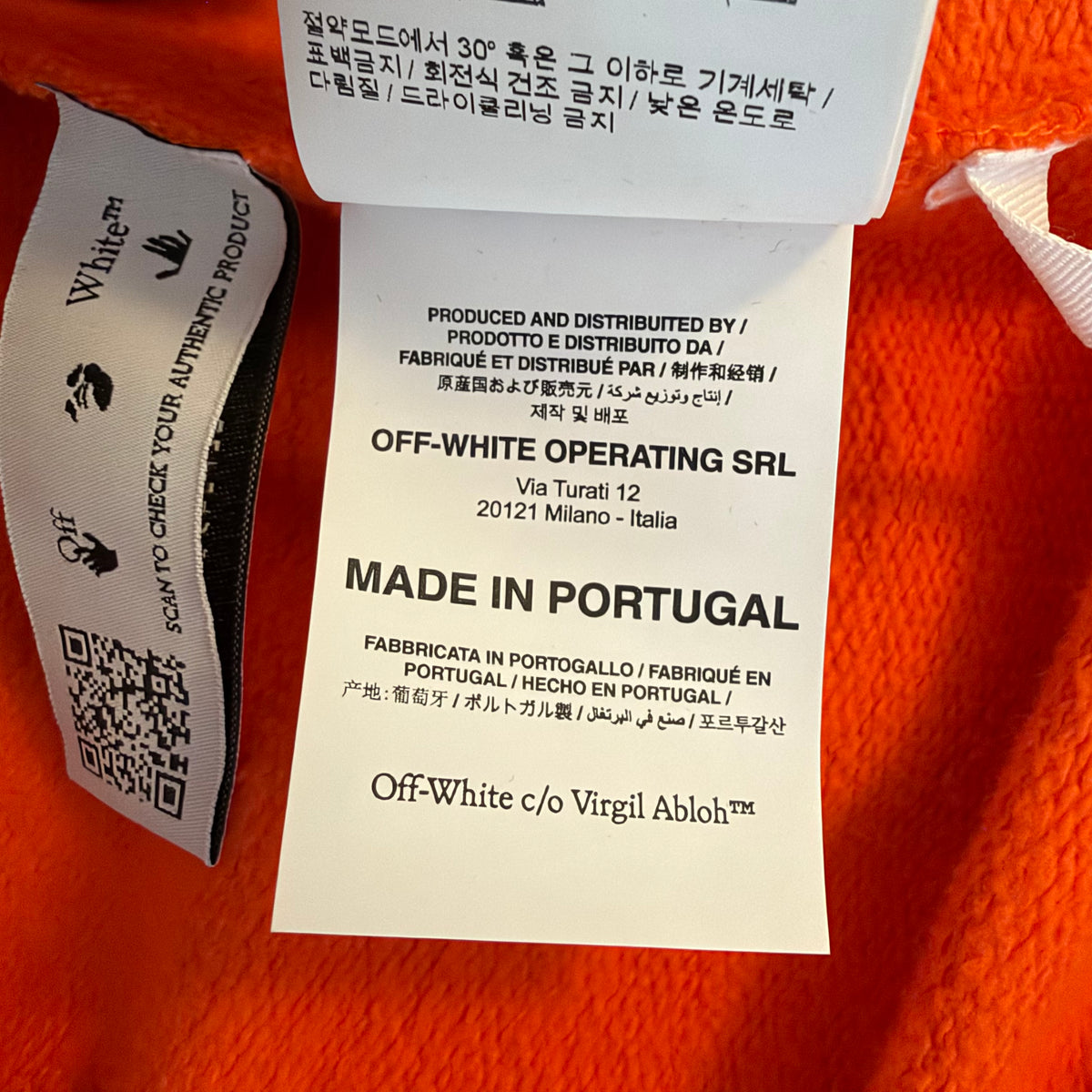 Off-White x Teenage Engineering Hoodie Orange – Limited Edition by Virgil Abloh