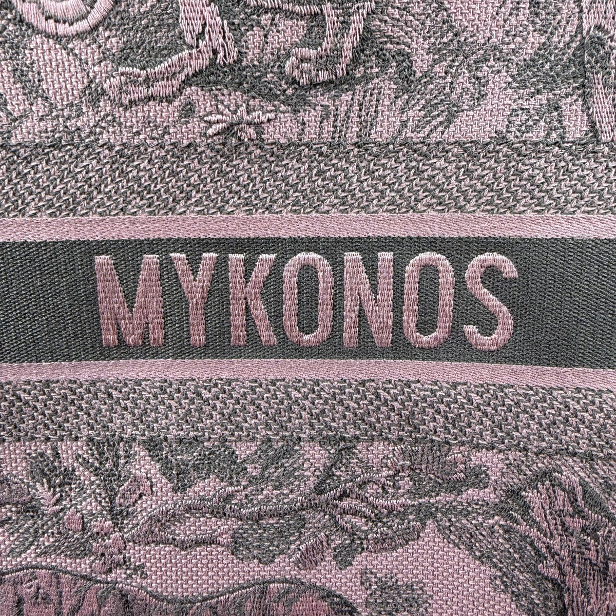 Christian Dior Book Tote - Mykonos Toile de Jouy Embroidered Pink