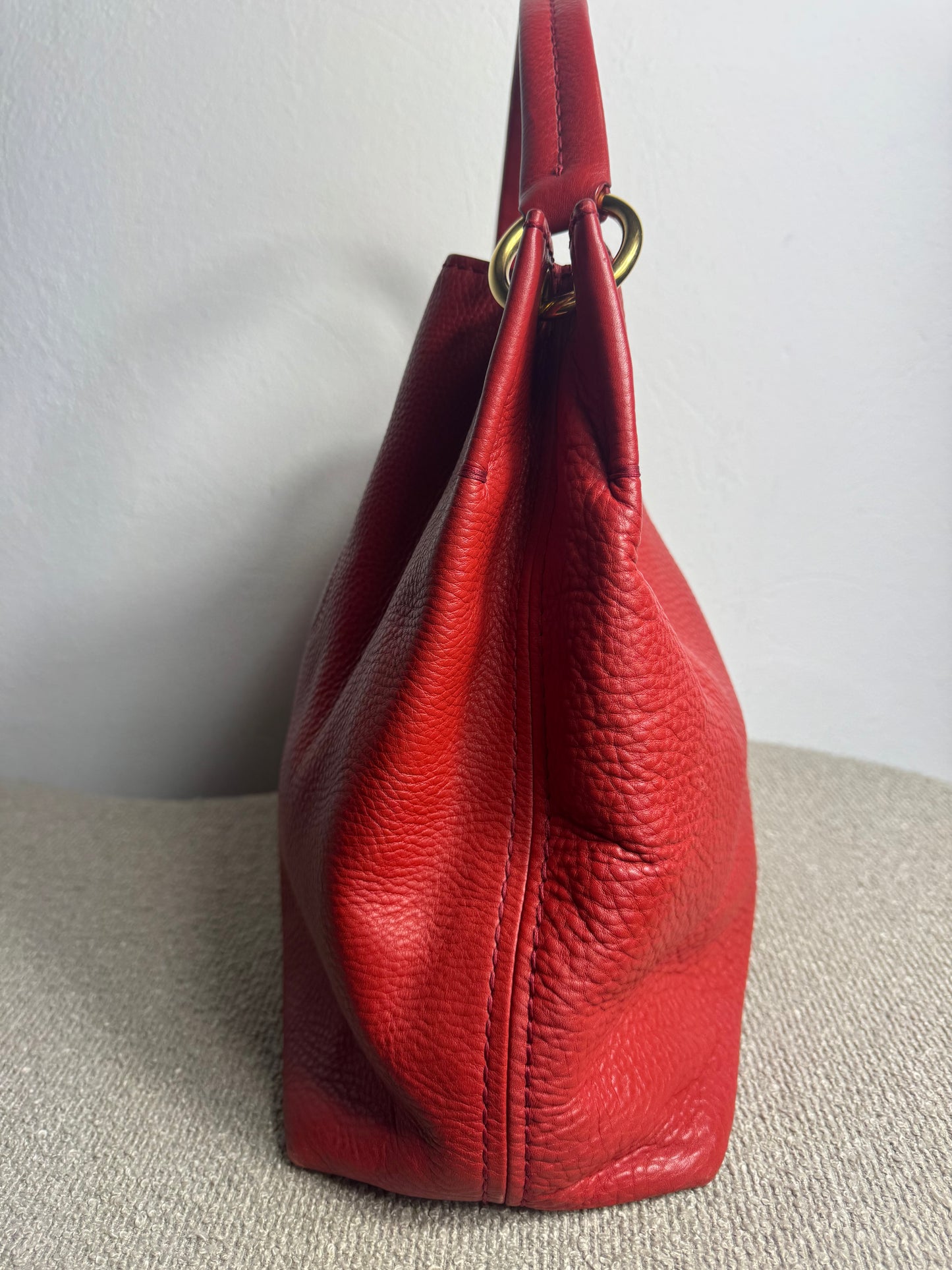 Prada Schultertasche – Leder Rot