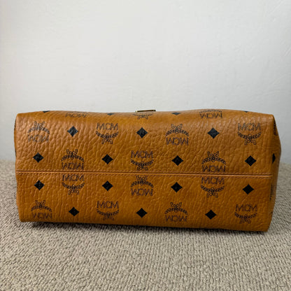 MCM Klara Hobo Bag Small – Visetos Cognac