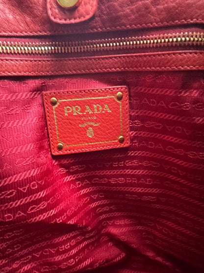 Prada Schultertasche – Leder Rot