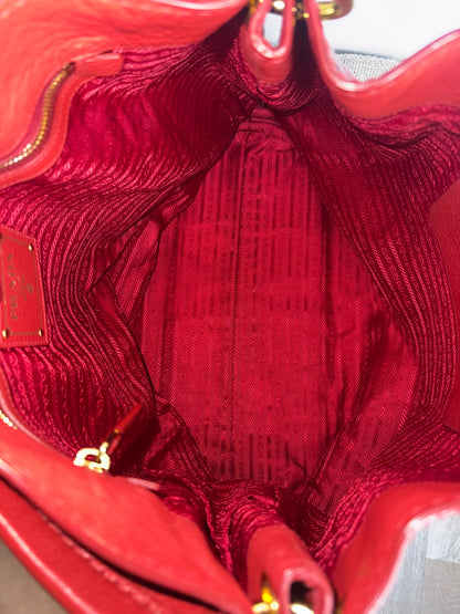 Prada Schultertasche – Leder Rot