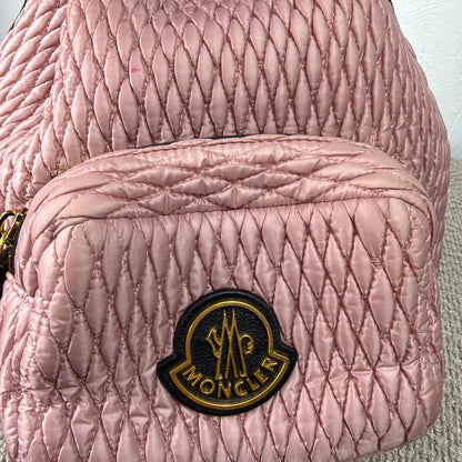 Moncler Kilia Quilted Nylon Bucket Bag – Rosa