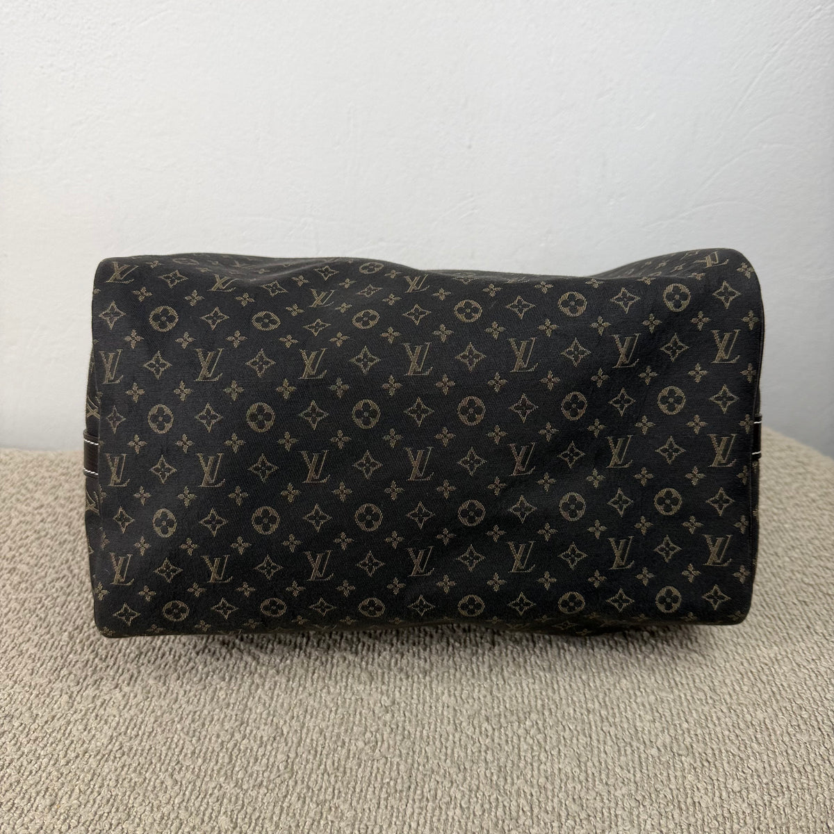 Louis Vuitton Speedy 30 Bandoulière – Mini Lin Monogram Dunkelbraun