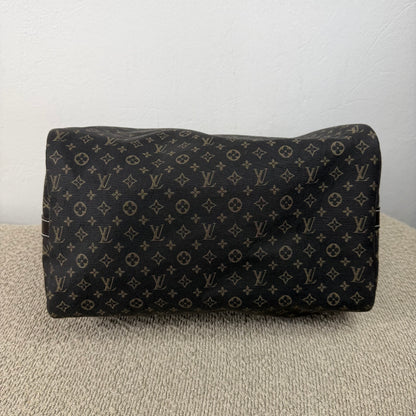 Louis Vuitton Speedy 30 Bandoulière – Mini Lin Monogram Dunkelbraun
