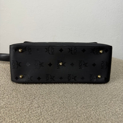 MCM Vintage Star Collection Schultertasche – Visetos Schwarz