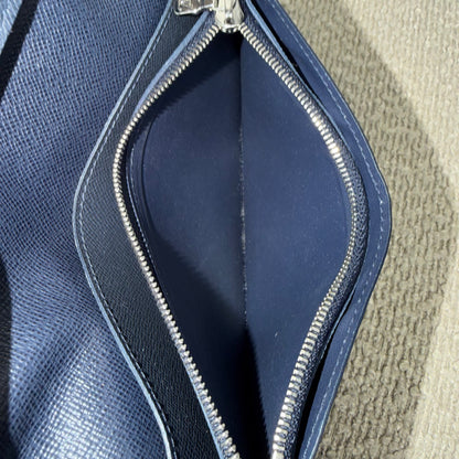 Louis Vuitton Brazza Geldbörse – Epi Leder Dunkelblau