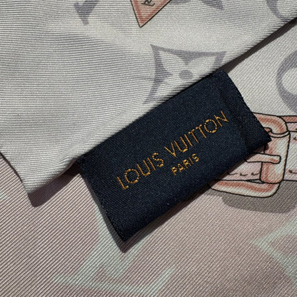 Louis Vuitton „Monogram Confidential“ Bandeau Seidentuch