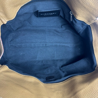 Sac en cuir souple Burberry – Veau grainé avec bandoulière Icon Stripe