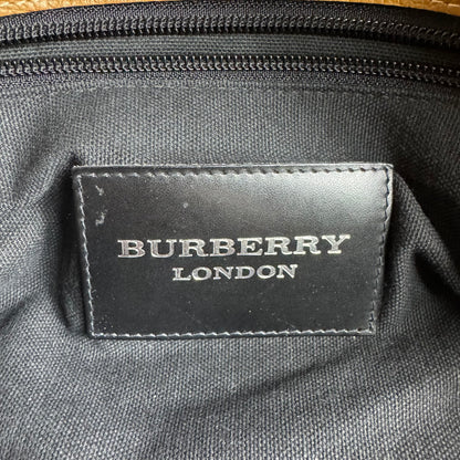 Sac en cuir souple Burberry – Veau grainé avec bandoulière Icon Stripe