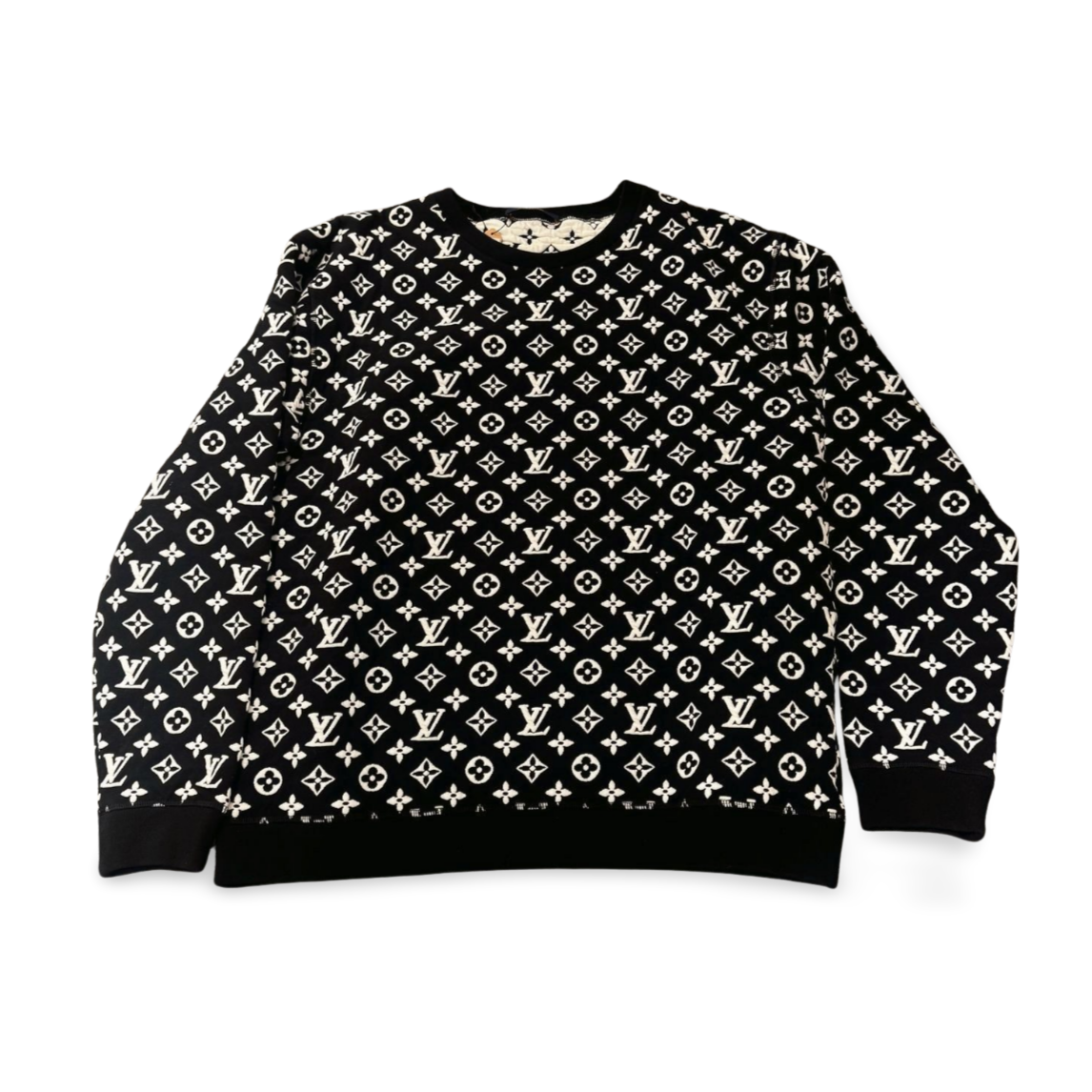 Louis Vuitton „Full Monogram Jacquard Crewneck“ Virgil Abloh