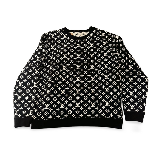 Louis Vuitton „Full Monogram Jacquard Crewneck“ Virgil Abloh